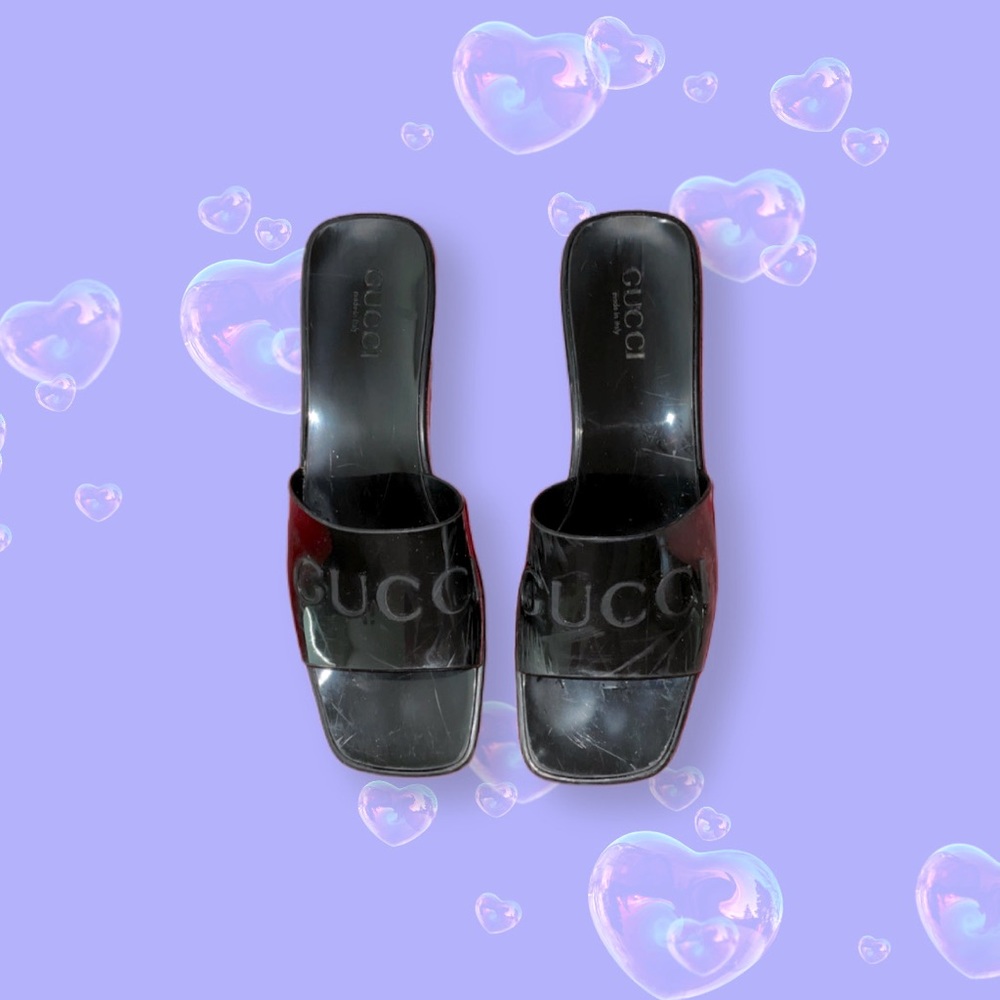 Rubber Gucci Sandals